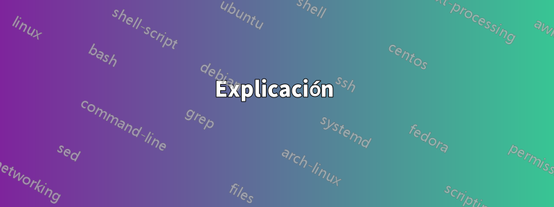 Explicación