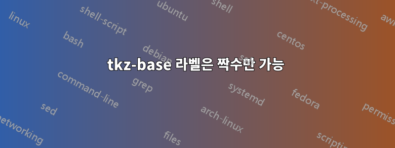 tkz-base 라벨은 짝수만 가능