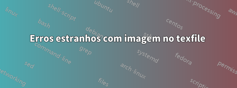 Erros estranhos com imagem no texfile