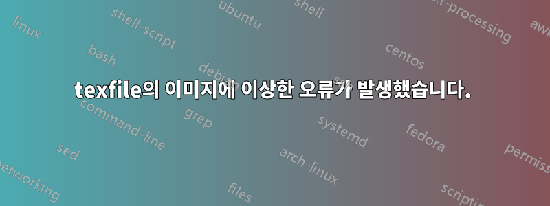 texfile의 이미지에 이상한 오류가 발생했습니다.