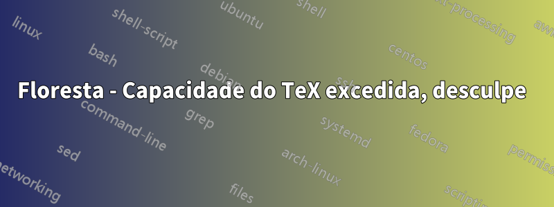 Floresta - Capacidade do TeX excedida, desculpe 