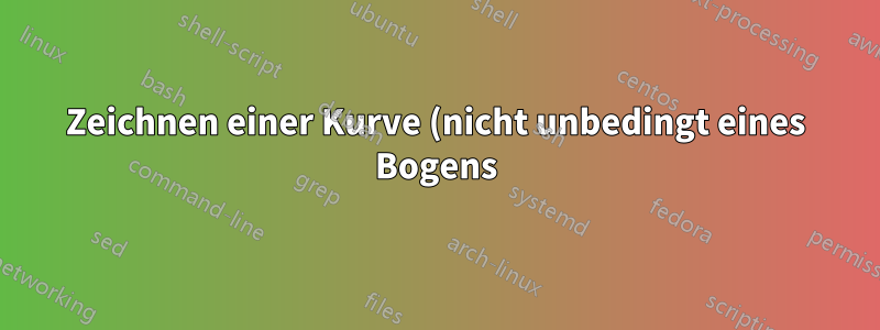 Zeichnen einer Kurve (nicht unbedingt eines Bogens) in tikz-3dplot