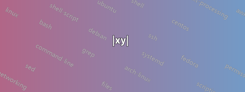 |xy| 