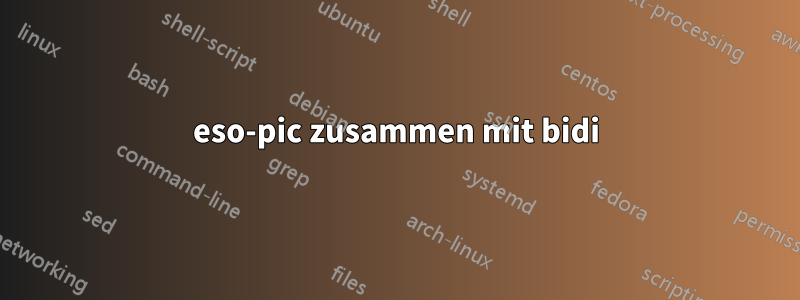 eso-pic zusammen mit bidi