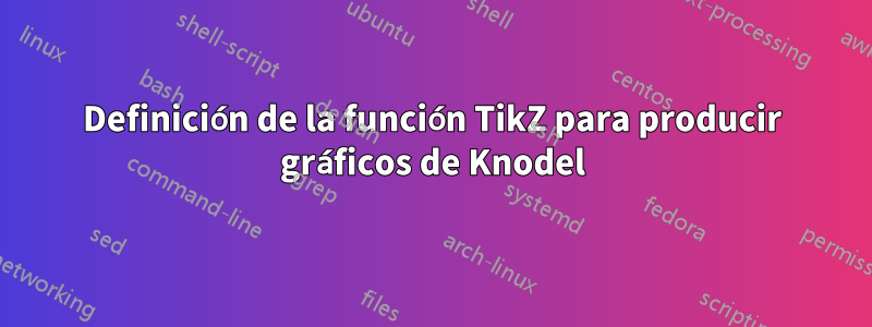 Definición de la función TikZ para producir gráficos de Knodel