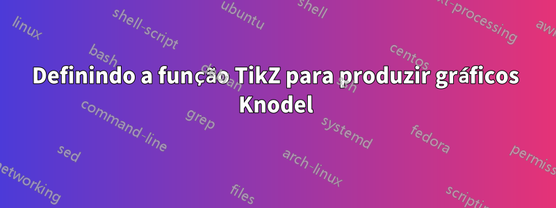Definindo a função TikZ para produzir gráficos Knodel