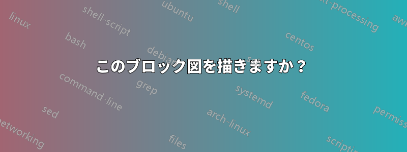 このブロック図を描きますか？