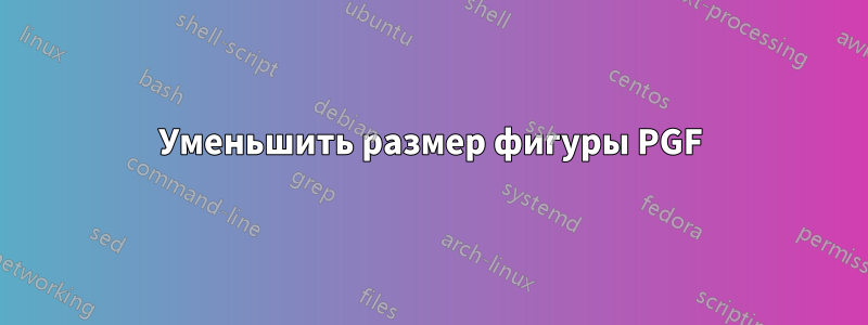 Уменьшить размер фигуры PGF