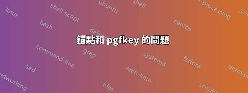 錨點和 pgfkey 的問題