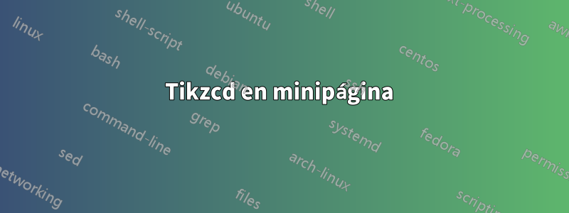 Tikzcd en minipágina 