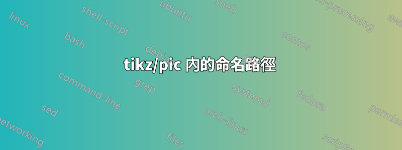 tikz/pic 內的命名路徑