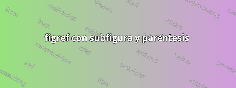 figref con subfigura y paréntesis