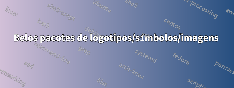 Belos pacotes de logotipos/símbolos/imagens