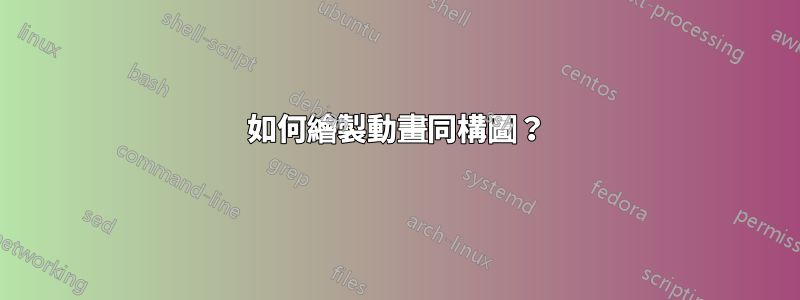 如何繪製動畫同構圖？