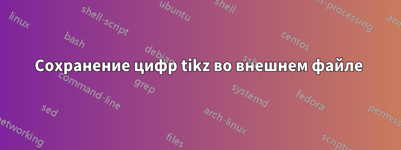 Сохранение цифр tikz во внешнем файле