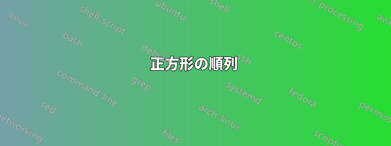 正方形の順列