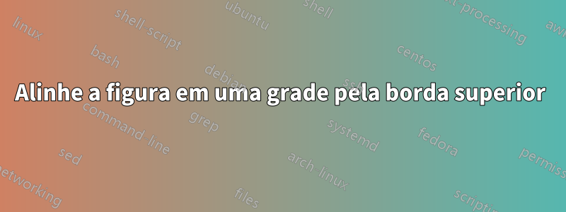 Alinhe a figura em uma grade pela borda superior