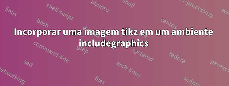 Incorporar uma imagem tikz em um ambiente includegraphics