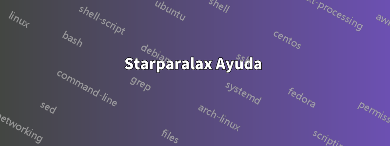 Starparalax Ayuda