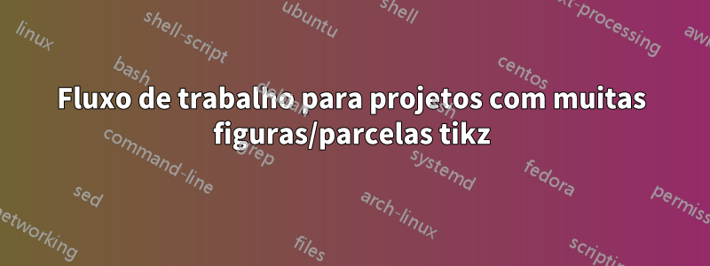 Fluxo de trabalho para projetos com muitas figuras/parcelas tikz