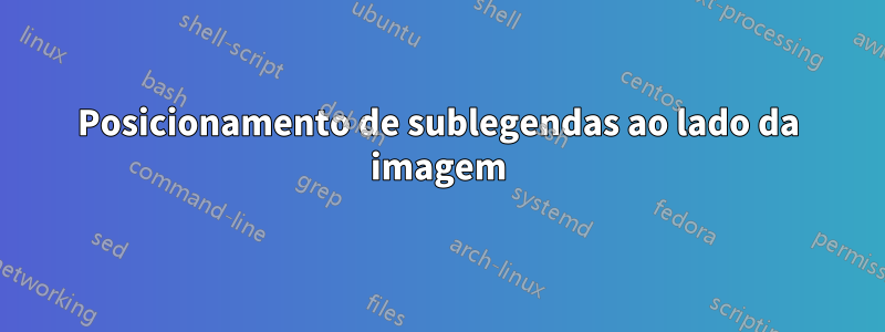 Posicionamento de sublegendas ao lado da imagem