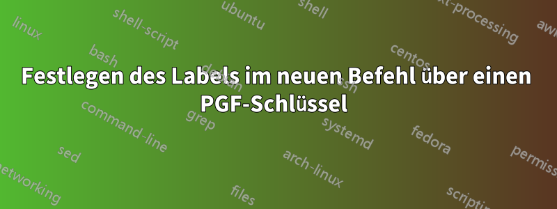 Festlegen des Labels im neuen Befehl über einen PGF-Schlüssel 