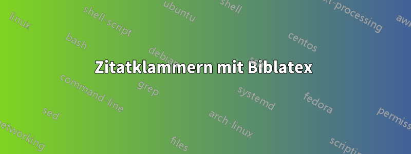 Zitatklammern mit Biblatex