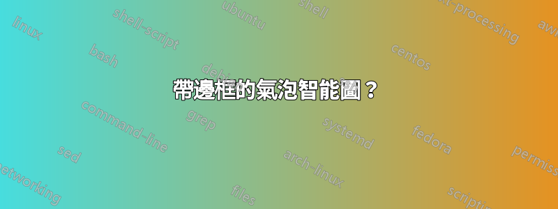 帶邊框的氣泡智能圖？