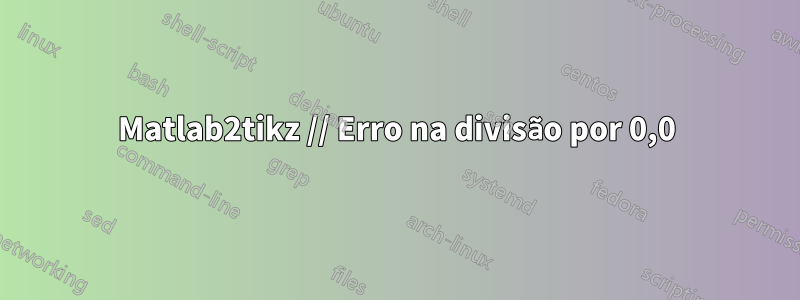 Matlab2tikz // Erro na divisão por 0,0
