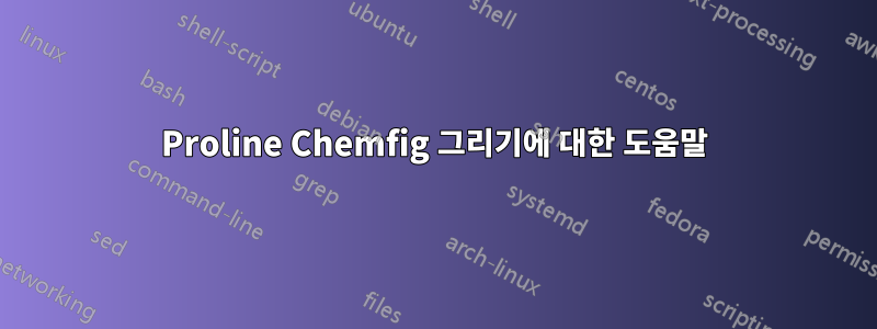 Proline Chemfig 그리기에 대한 도움말