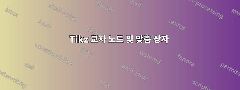 Tikz 교차 노드 및 맞춤 상자