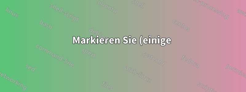 Markieren Sie (einige) Elemente im intelligenten Diagramm (Kreisdiagramm).