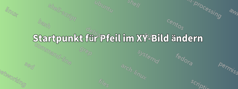 Startpunkt für Pfeil im XY-Bild ändern