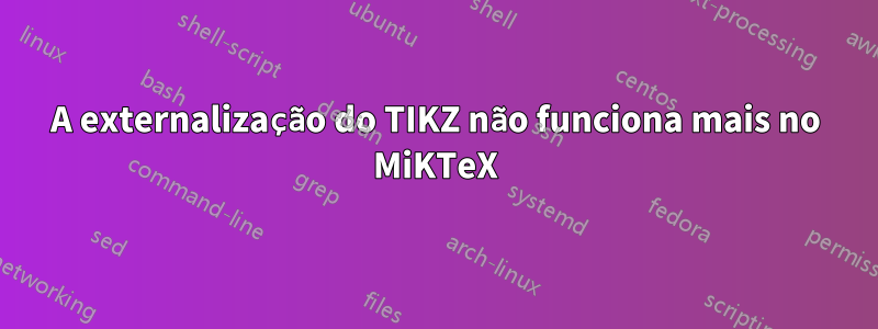 A externalização do TIKZ não funciona mais no MiKTeX