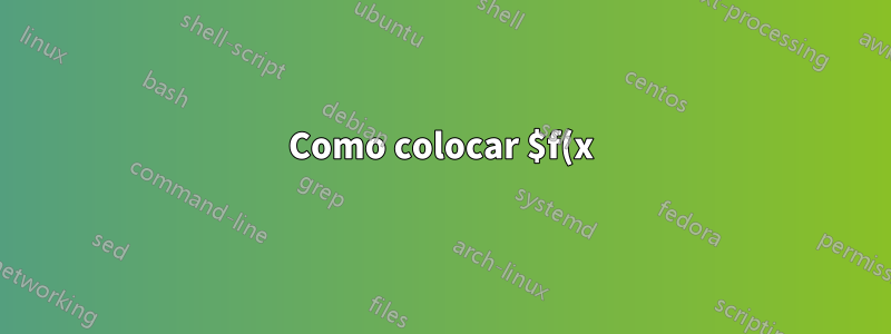 Como colocar $f(x)=\begin{cases}1, &|x| \le 1,\\ 0, &|x|>1. \end{cases}$ em conteúdo?