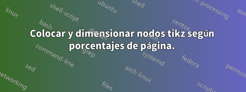 Colocar y dimensionar nodos tikz según porcentajes de página.