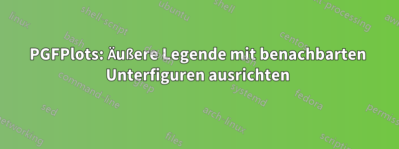 PGFPlots: Äußere Legende mit benachbarten Unterfiguren ausrichten