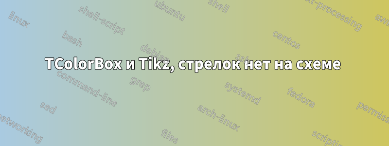 TColorBox и Tikz, стрелок нет на схеме