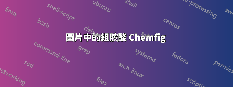 圖片中的組胺酸 Chemfig