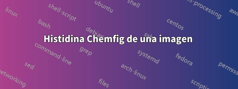 Histidina Chemfig de una imagen