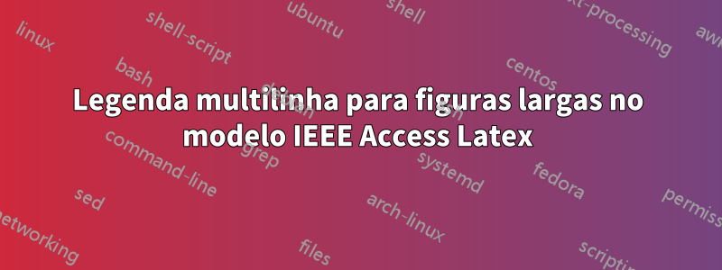 Legenda multilinha para figuras largas no modelo IEEE Access Latex