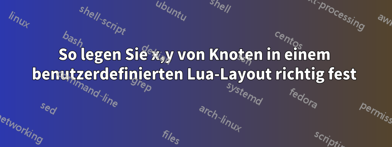 So legen Sie x,y von Knoten in einem benutzerdefinierten Lua-Layout richtig fest