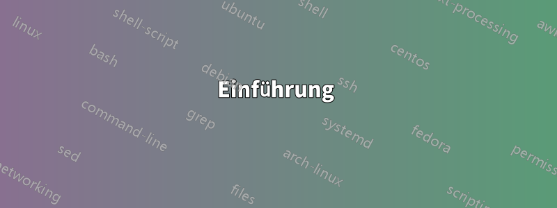 Einführung