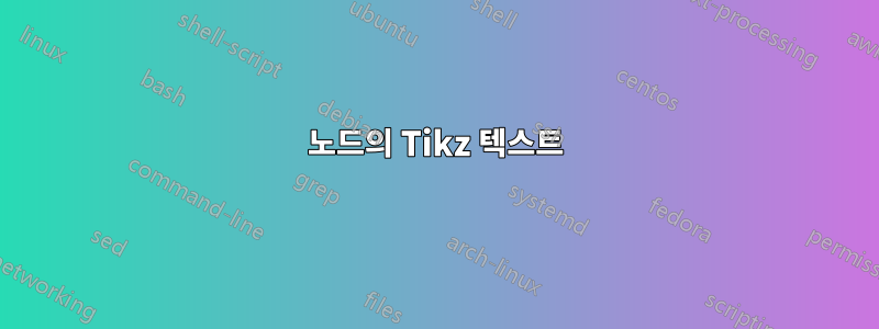 노드의 Tikz 텍스트