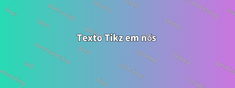 Texto Tikz em nós