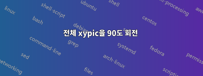 전체 xypic을 90도 회전