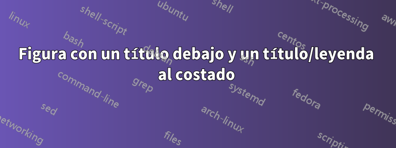 Figura con un título debajo y un título/leyenda al costado