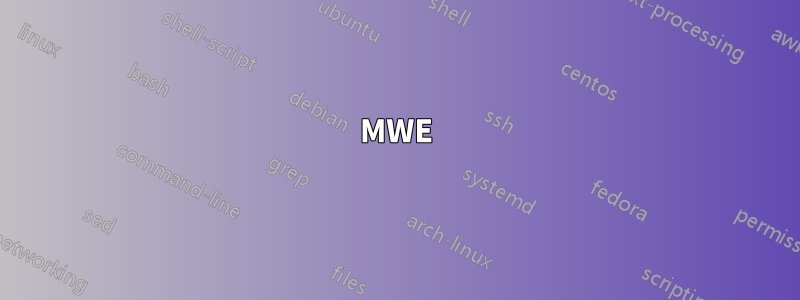 MWE