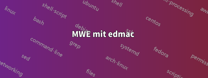 MWE mit edmac