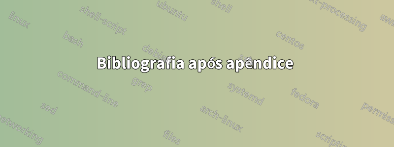 Bibliografia após apêndice
